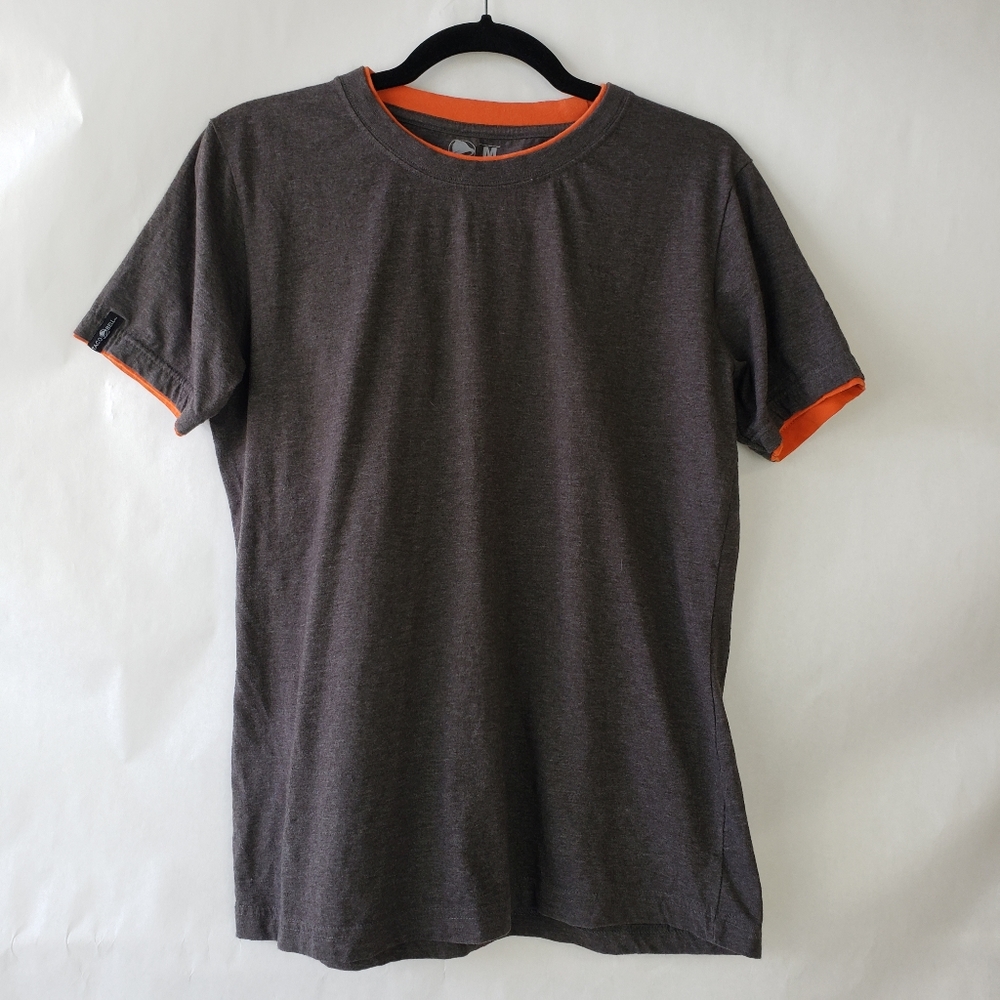 Taco Bell Womens Gray Shirt Size Medium crew neck shorts sleeve